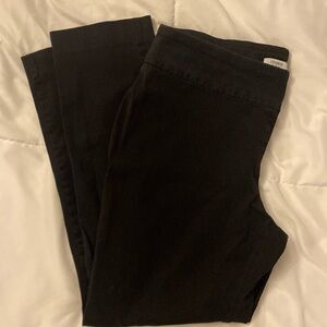 Crown & Ivy Ashley black pull on cropped pants size 12
